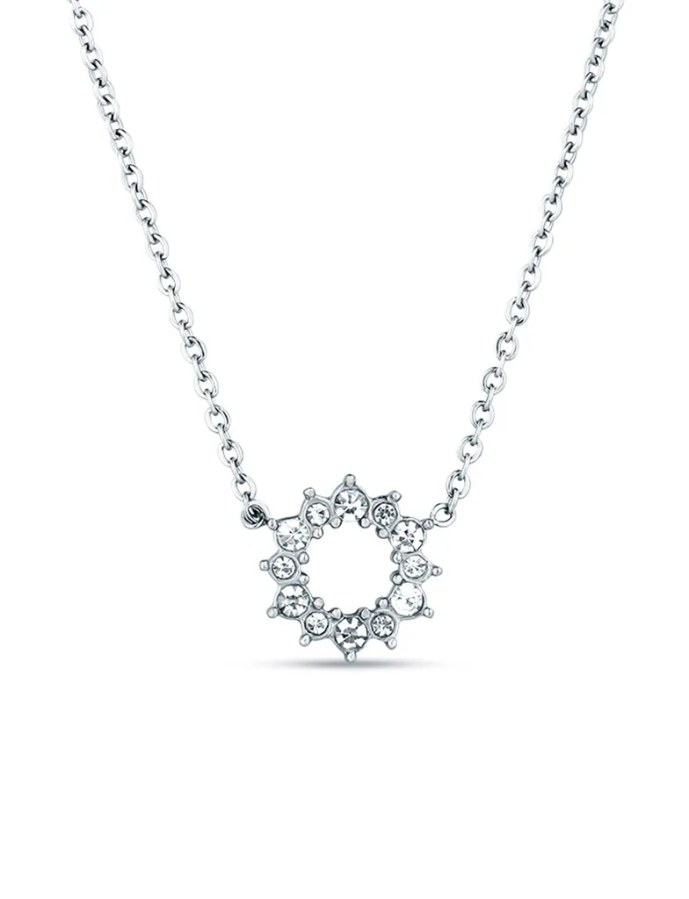 Vuch Oslnivý ocelový náhrdelník Kaori Silver - Náhrdelníky Náhrdelníky s&nbsp;kameny