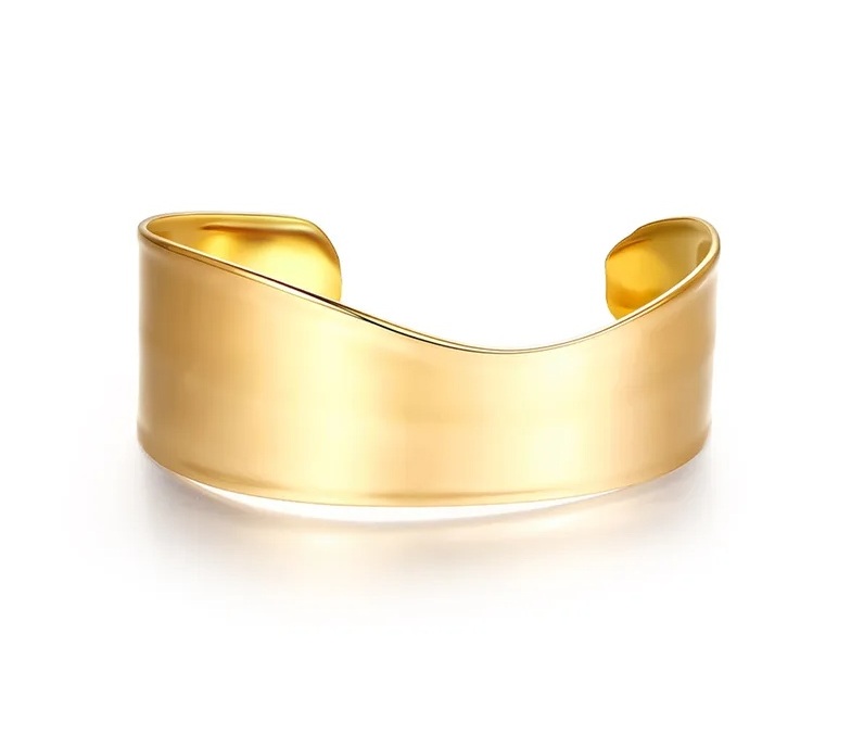 Vuch Pevný otevřený náramek Ixora Gold