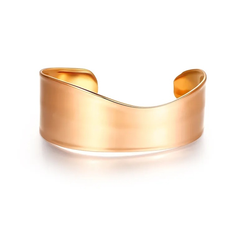 Vuch Pevný otevřený náramek Ixora Rose Gold