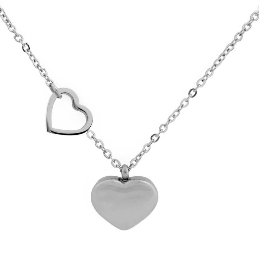 Vuch Romantický ocelový náhrdelník Inlove Silver - Náhrdelníky