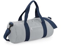 BagBase BG 140 Kulatá sportovní taška 52.0140 light grey/french navy