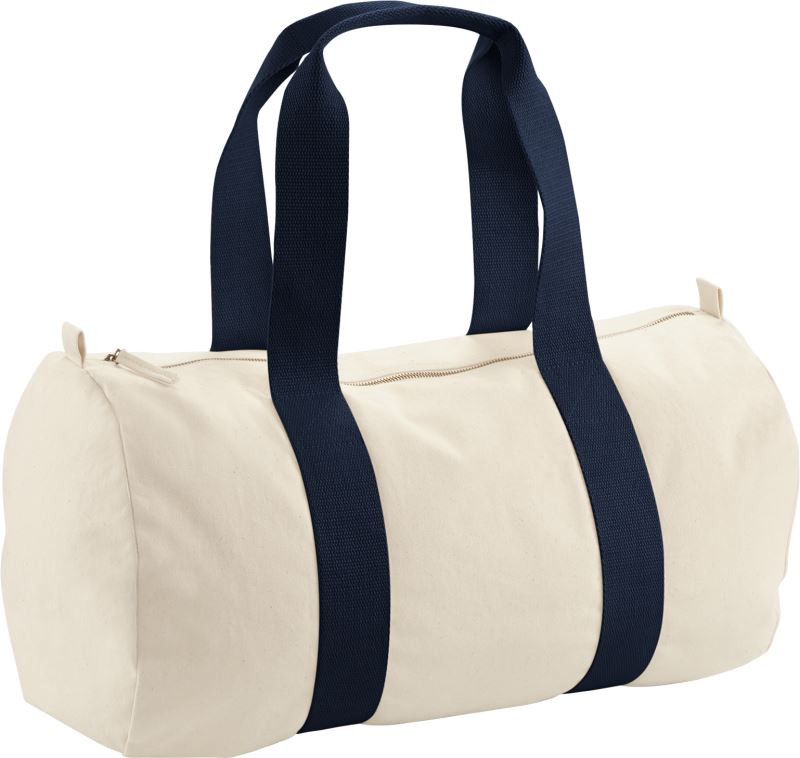 Westford Mill W 814 Kulatá sportovní taška EarthAware® 50.0814 natural/french navy - Doplňky Sportovní doplňky Batohy a&nbsp;tašky