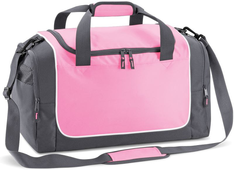 Quadra QS 77 Týmová sportovní taška 51.S077 classic pink/graphite grey/white - Doplňky Sportovní doplňky Batohy a&nbsp;tašky