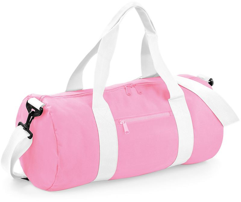 BagBase BG 140 Kulatá sportovní taška 52.0140 classic pink/white
