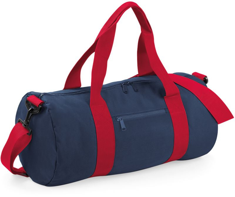 BagBase BG 140 Kulatá sportovní taška 52.0140 french navy/classic red - Doplňky Sportovní doplňky Batohy a&nbsp;tašky