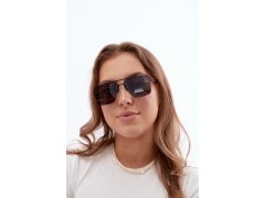 Černé sluneční brýle s UV filtrem