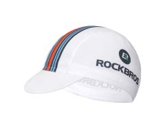 Cyklistická čepice Rockbros MZ10022 s kšiltem – bílá