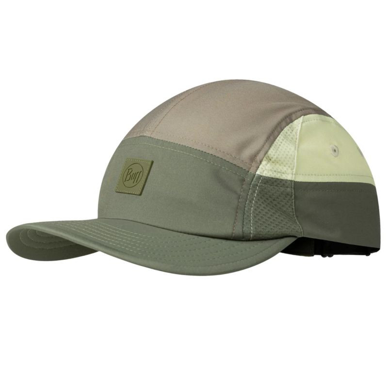 Běžecká čepice Buff 5 Panel Go Cap – domus khaki