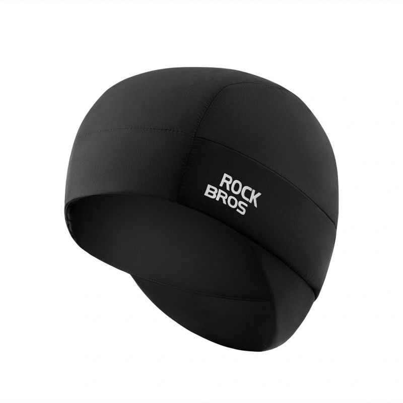 Rockbros M015 zimní oboustranná cyklistická čepice velikost 54-61 cm - černá - Doplňky Sportovní doplňky Čepice a&nbsp;šály