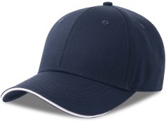 Atlantis Headwear Sport Sandwich-S 6 panelová sandwich kšiltovka 33.0275 navy