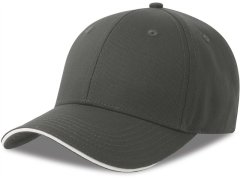 Atlantis Headwear Sport Sandwich-S 6 panelová sandwich kšiltovka 33.0275 dark grey