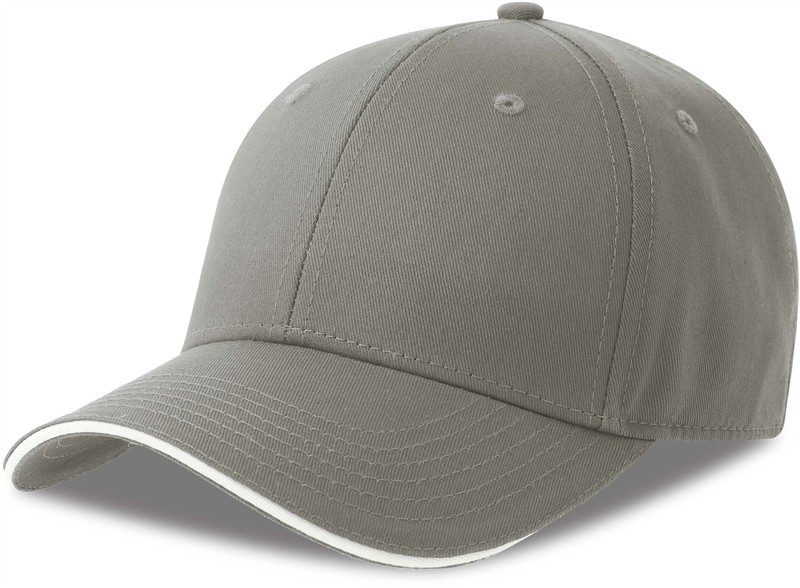 Atlantis Headwear Sport Sandwich-S 6 panelová sandwich kšiltovka 33.0275 grey
