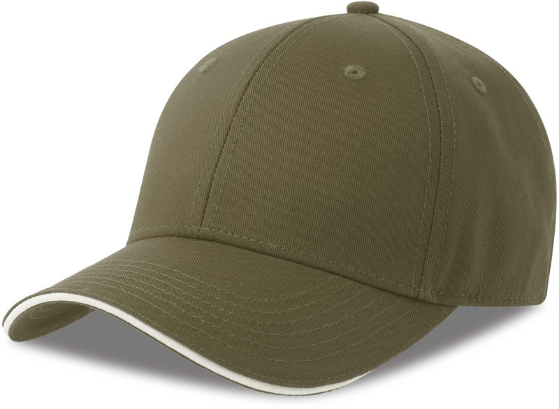 Atlantis Headwear Sport Sandwich-S 6 panelová sandwich kšiltovka 33.0275 olive