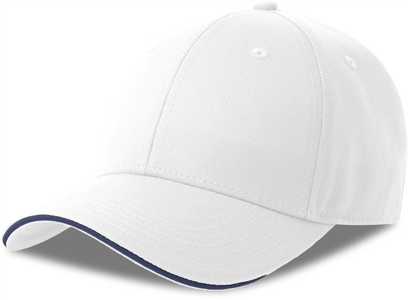 Atlantis Headwear Sport Sandwich-S 6 panelová sandwich kšiltovka 33.0275 white/navy - Doplňky Sportovní doplňky Kšiltovky