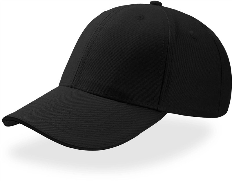 Atlantis Headwear Sport Sandwich 6 panelová baseball kšiltovka "Sport Sandwich" 33.0504 black/black - Doplňky Sportovní doplňky Kšiltovky