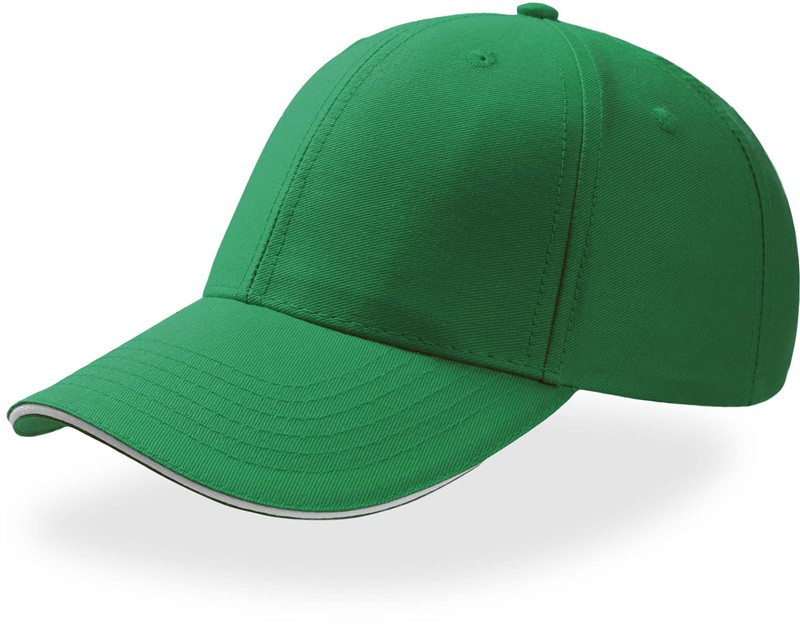 Atlantis Headwear Sport Sandwich 6 panelová baseball kšiltovka "Sport Sandwich" 33.0504 green/white - Doplňky Sportovní doplňky Kšiltovky