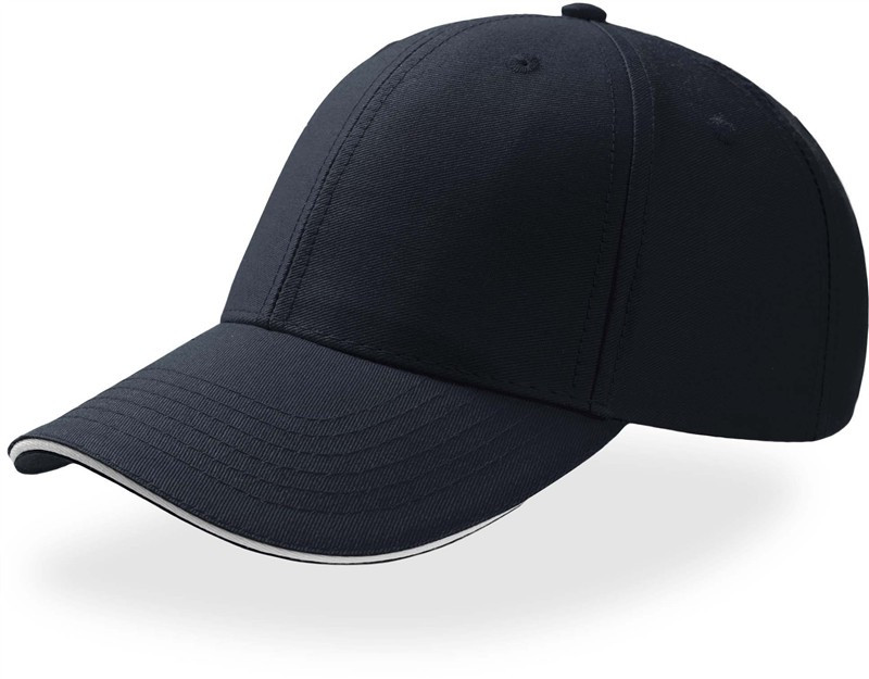 Atlantis Headwear Sport Sandwich 6 panelová baseball kšiltovka "Sport Sandwich" 33.0504 navy/white