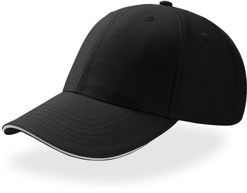 Atlantis Headwear Sport Sandwich 6 panelová baseball kšiltovka "Sport Sandwich" 33.0504 black/white - Doplňky Sportovní doplňky Kšiltovky