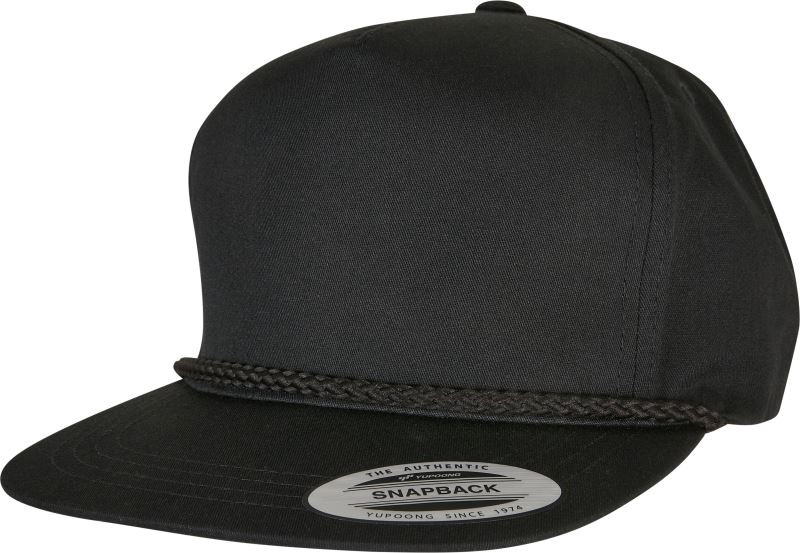 Flexfit 6002 5 panelová kšiltovka "Poplin Golf" 55.6002 black - Doplňky Sportovní doplňky Kšiltovky