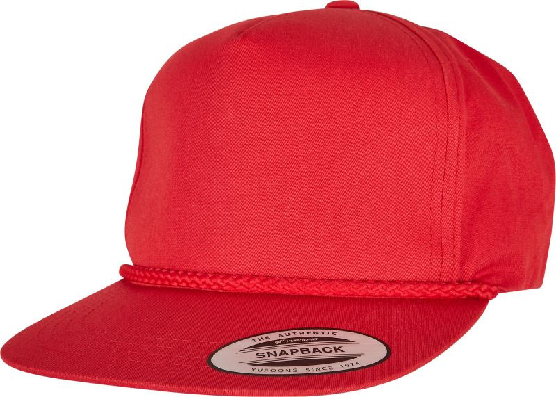 Flexfit 6002 5 panelová kšiltovka "Poplin Golf" 55.6002 red