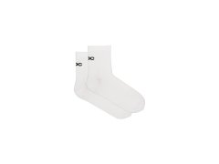 Cyklistické ponožky POC Cadence Road Short Socks, bílé