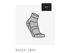 Cyklistické ponožky POC Cadence Road Short Sock, šedé