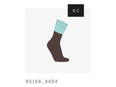 Cyklistické ponožky POC Motion MTB Long Sock, hnědé