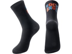 Sportovní ponožky Rockbros, černé/nápis L