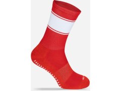 Mr. Socks L 05010 Sportovní ponožky "Ballersocks Light" 88.5010 red/white