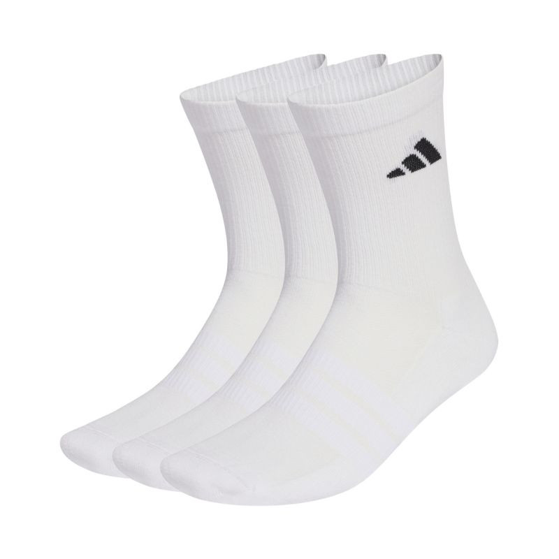 Ponožky adidas Cushioned Sportswear Crew 3P bílé JZ0530