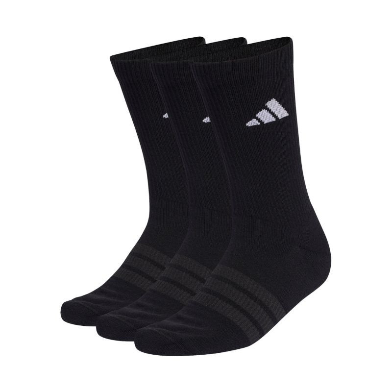 Ponožky adidas Cushioned Sportswear Crew 3P černé KC9626