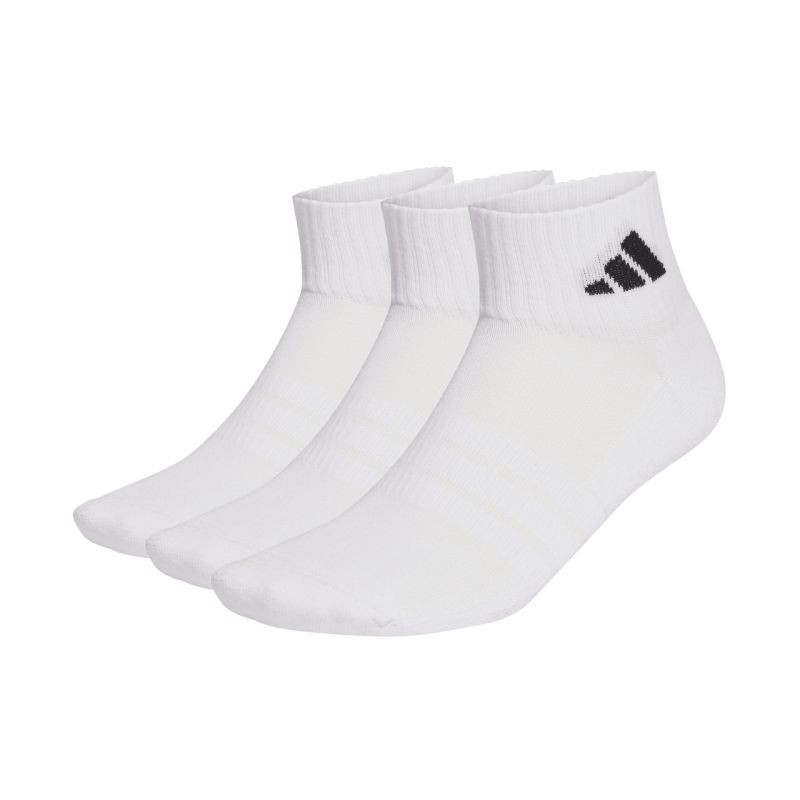Adidas Cushioned Sportswear Kotníkové ponožky 3P bílé JZ0523 - Doplňky Sportovní doplňky Ponožky