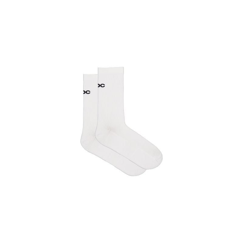 Cyklistické ponožky POC Motion MTB Long Socks, bílé