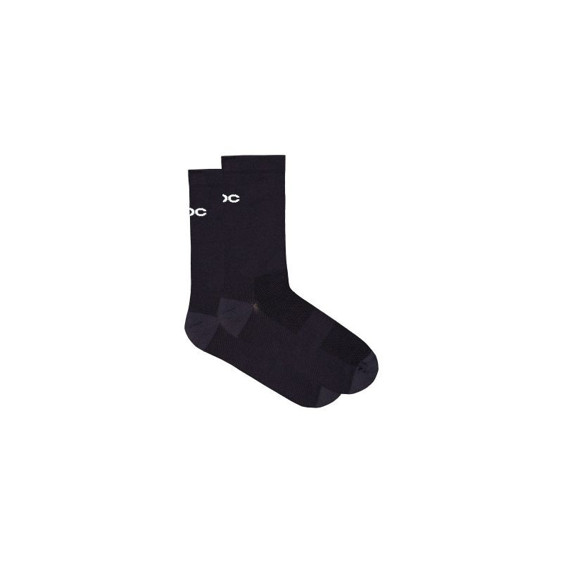 Cyklistické ponožky POC Cadence Road Long Socks, černé - Doplňky Sportovní doplňky Ponožky