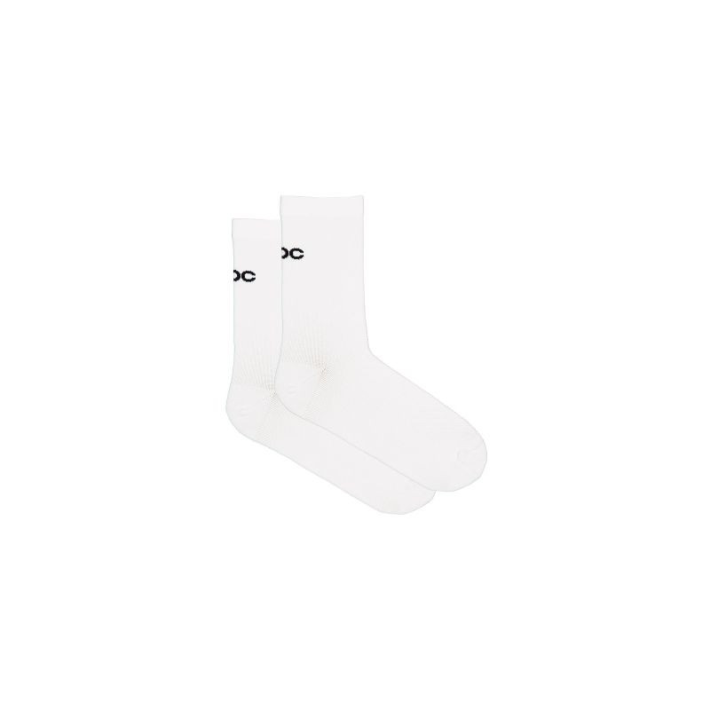 Cyklistické ponožky POC Cadence Road Socks, bílé