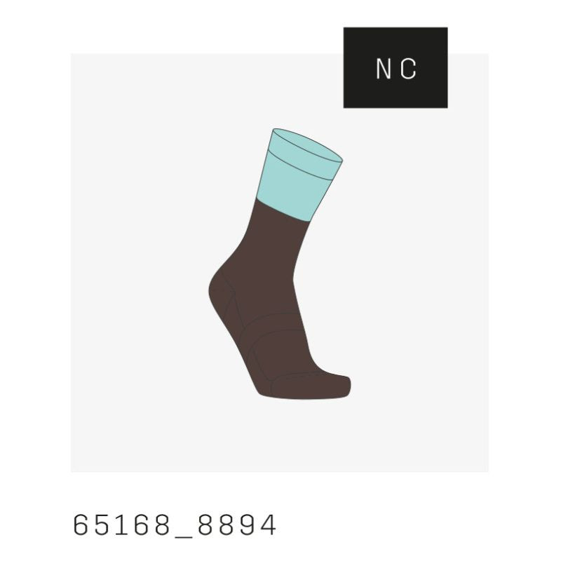 Cyklistické ponožky POC Motion MTB Long Sock, hnědé