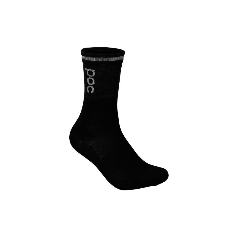 Cyklistické ponožky POC Thermal Sock Mid, černé - Doplňky Sportovní doplňky Ponožky
