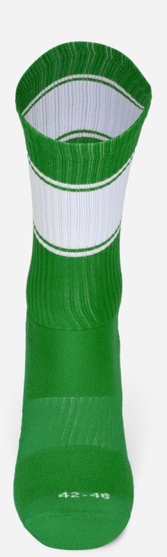 Mr. Socks L 05009 Sportovní ponožky "Ballersocks Classic" 88.5009 green/white