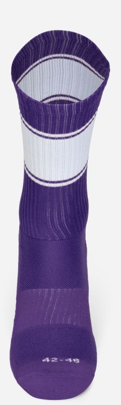 Mr. Socks L 05009 Sportovní ponožky "Ballersocks Classic" 88.5009 purple/white