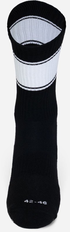 Mr. Socks L 05009 Sportovní ponožky "Ballersocks Classic" 88.5009 black/white