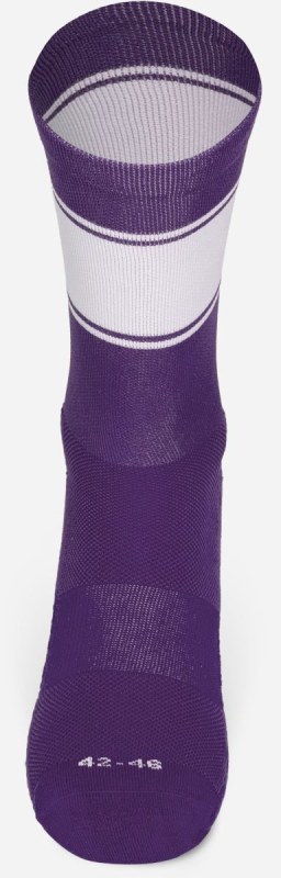 Mr. Socks L 05010 Sportovní ponožky "Ballersocks Light" 88.5010 purple/white - Doplňky Sportovní doplňky Ponožky