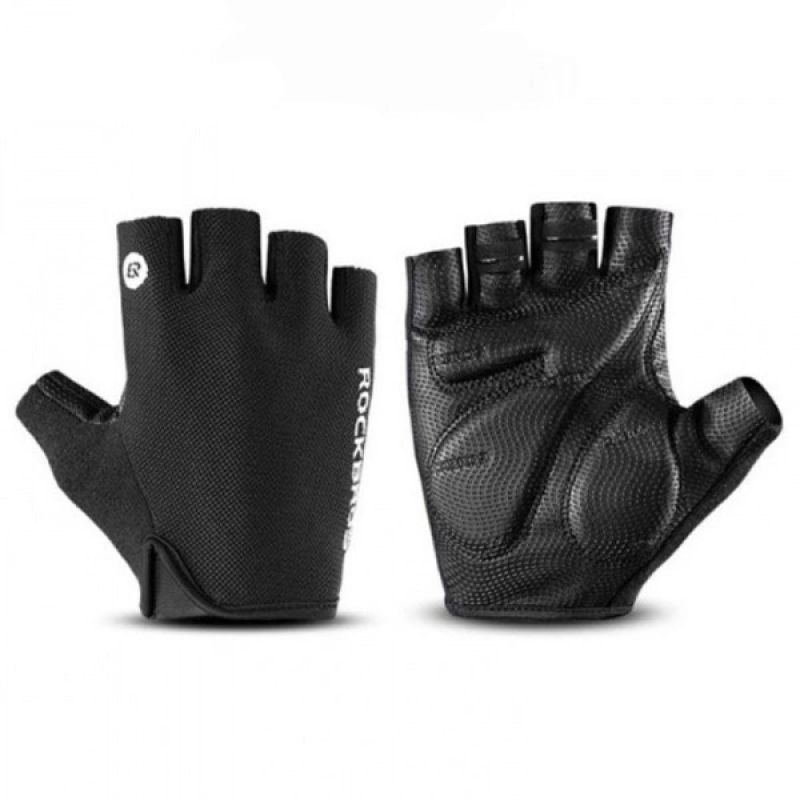 Cyklistické rukavice Rockbros S106BK velikost S - černé