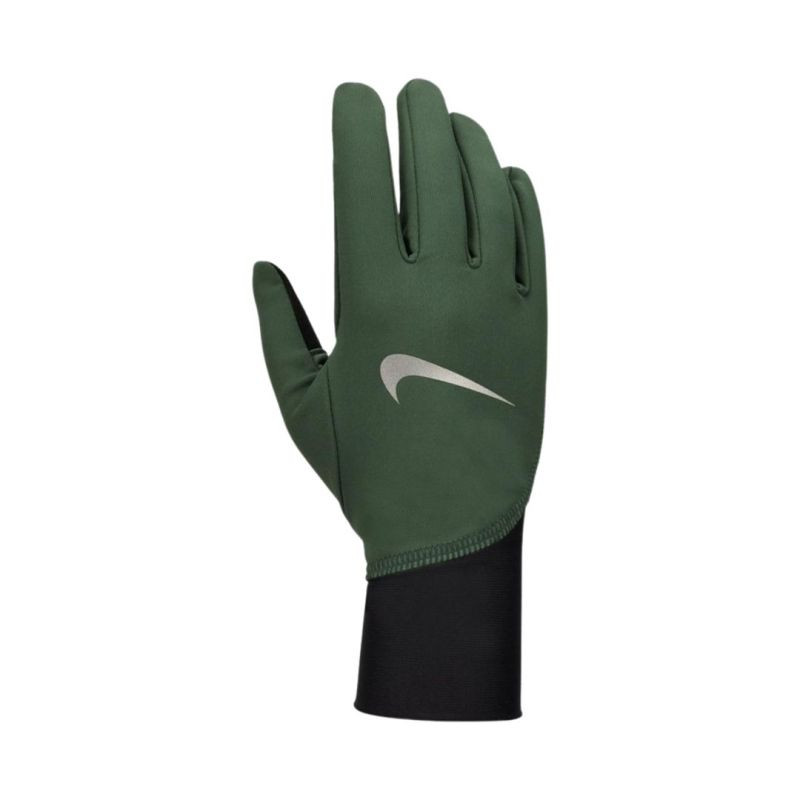 Pánské běžecké rukavice Nike Pacer Midweight, zeleno-černé, N1010535313, velikost XL - Doplňky Sportovní doplňky Rukavice
