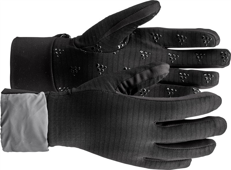 Craft Corporate Essence Hybrid Glove Tréninkové rukavice „2 v 1“ 81.6635 black/silver