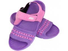 Kulaté sandály Aqua-speed Noli ve fialové a růžové barvě.93