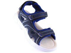 McKeylor Jr JAN229A sandály na suchý zip námořnická modř