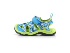 Dětské outdoorové sandály ALPINE PRO GROBO neon atomic blue