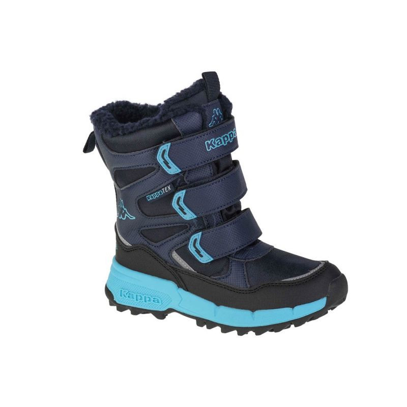 Dětská kotníková zimní obuv Jr 260902K-6766 Tmavě modrá s modrou - Kappa - Pro děti boty