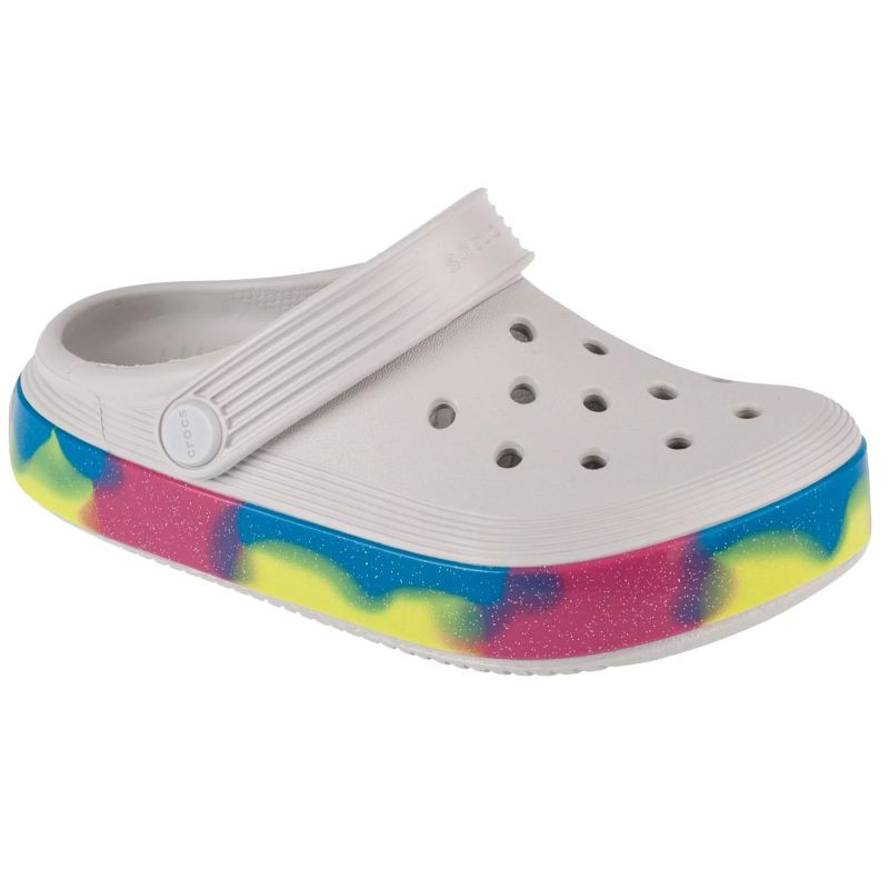 Crocs Off Court Glitter Band Kids Clog Jr 209714-1FS Žabky - Pro děti boty