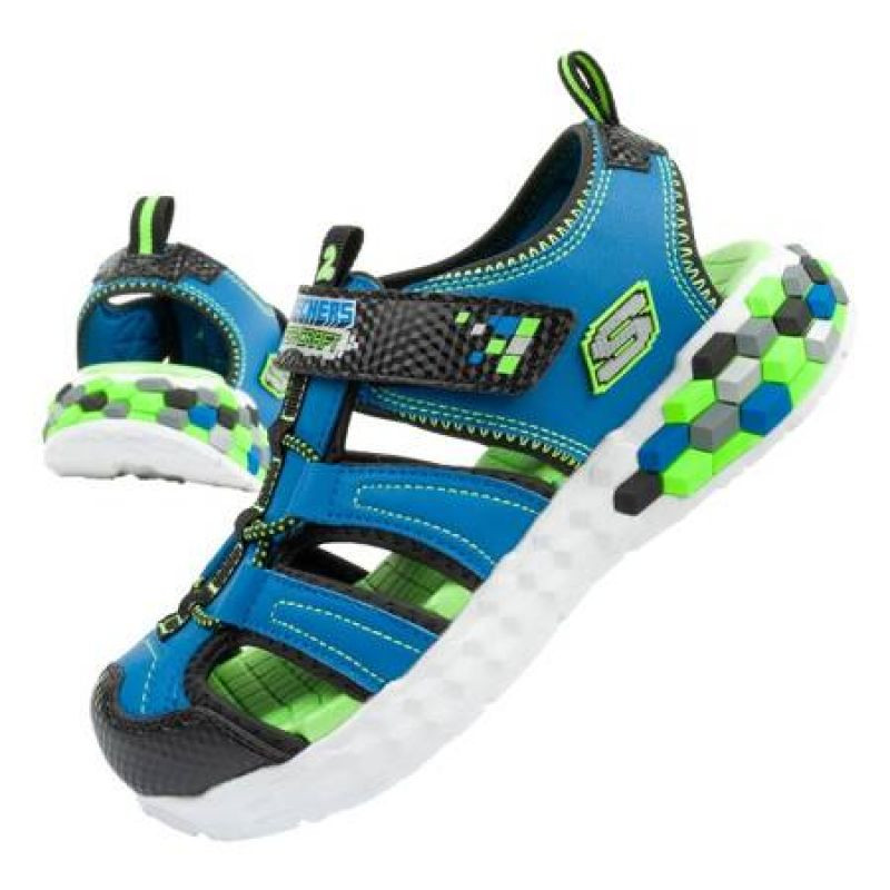 Sandály Skechers Jr 402213L/BBLM - Pro děti boty